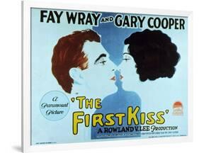 The First Kiss, 1928-null-Framed Art Print