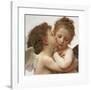 The First Kiss, c.1873 (detail)-William Adolphe Bouguereau-Framed Art Print