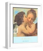 The First Kiss, c.1873 (detail)-William Adolphe Bouguereau-Framed Art Print