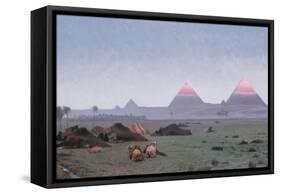 The First Kiss of the Sun-Jean Leon Gerome-Framed Stretched Canvas