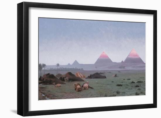 The First Kiss of the Sun-Jean Leon Gerome-Framed Giclee Print