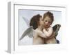 The First Kiss-William Adolphe Bouguereau-Framed Art Print