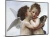 The First Kiss-William Adolphe Bouguereau-Mounted Art Print