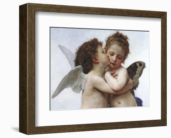 The First Kiss-William-Adolphe Bouguereau-Framed Giclee Print