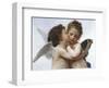 The First Kiss-William-Adolphe Bouguereau-Framed Giclee Print