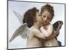 The First Kiss-William-Adolphe Bouguereau-Mounted Giclee Print