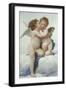 The First Kiss-William Adolphe Bouguereau-Framed Giclee Print