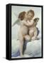 The First Kiss-William Adolphe Bouguereau-Framed Stretched Canvas