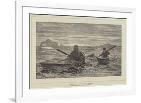 The First Lesson in Canoeing-null-Framed Giclee Print