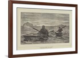 The First Lesson in Canoeing-null-Framed Giclee Print