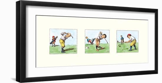 The First Lesson-Arthur Burdett Frost-Framed Premium Giclee Print