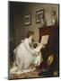 The First Lesson-George Frederick Folingsby-Mounted Giclee Print