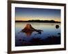 The First Light of Dawn Silhouettes the Katahdin Range East of Chesuncook Lake-null-Framed Photographic Print