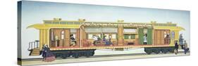 The First Luxury Pullman Sleeping Car, 1865-null-Stretched Canvas