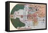 The First Map to Show America, 1912-Juan de la Cosa-Framed Stretched Canvas