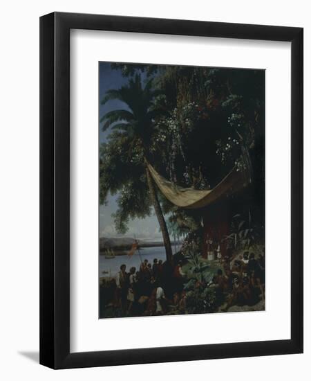 The First Mass in America-Philibert-Louis Debucourt-Framed Giclee Print