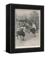 The First Match of the British Ladies' Football Club-H.m. Paget-Framed Photographic Print