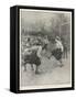 The First Match of the British Ladies' Football Club-H.m. Paget-Framed Stretched Canvas