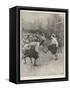 The First Match of the British Ladies' Football Club-H.m. Paget-Framed Stretched Canvas