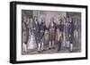 The First Meeting of General George Washington-Currier & Ives-Framed Giclee Print