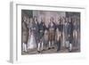 The First Meeting of General George Washington-Currier & Ives-Framed Giclee Print