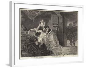 The First Meeting of James I with Anne of Denmark-George Frederick Folingsby-Framed Giclee Print