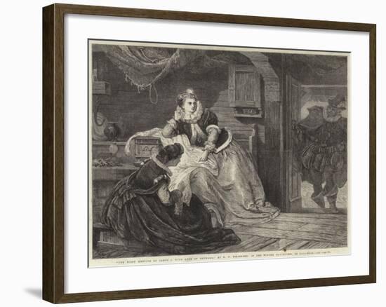 The First Meeting of James I with Anne of Denmark-George Frederick Folingsby-Framed Giclee Print