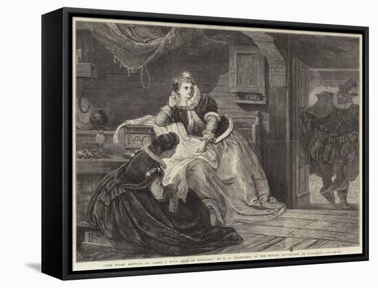 The First Meeting of James I with Anne of Denmark-George Frederick Folingsby-Framed Stretched Canvas