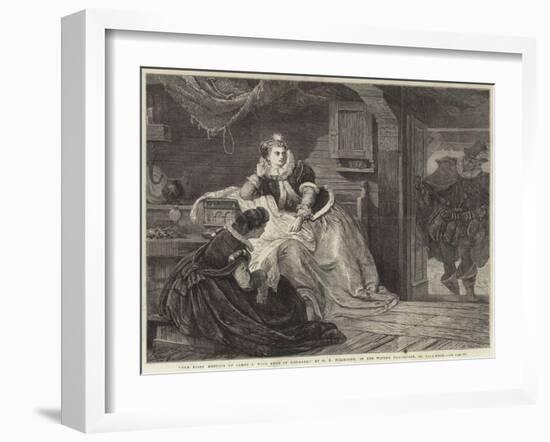 The First Meeting of James I with Anne of Denmark-George Frederick Folingsby-Framed Giclee Print