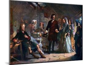 The First Meeting of Prince Charles and Flora Macdonald on the Island of South Uist, 1925-Alexander Johnston-Mounted Giclee Print