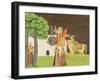 The First Meeting of the Eyes, c.1750-Manaku-Framed Giclee Print