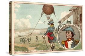 The First Military Balloon at the Battle of Fleurus, 1794-null-Stretched Canvas