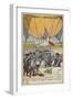 The First Military Balloon, L'Entreprenant, in Use at the Battle of Fleurus, 1794-null-Framed Giclee Print