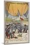 The First Military Balloon, L'Entreprenant, in Use at the Battle of Fleurus, 1794-null-Mounted Giclee Print