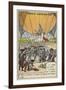 The First Military Balloon, L'Entreprenant, in Use at the Battle of Fleurus, 1794-null-Framed Giclee Print