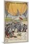 The First Military Balloon, L'Entreprenant, in Use at the Battle of Fleurus, 1794-null-Mounted Giclee Print