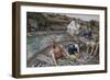 The First Miraculous Draught of Fish, Illustration for 'The Life of Christ', C.1886-94-James Tissot-Framed Giclee Print