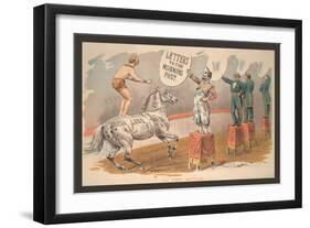 The First Obstacle-Tom Merry-Framed Art Print