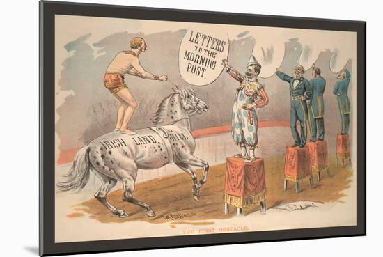 The First Obstacle-Tom Merry-Mounted Art Print
