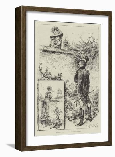 The First of April, There's No Fool Like an Old Fool-Frederick Barnard-Framed Giclee Print