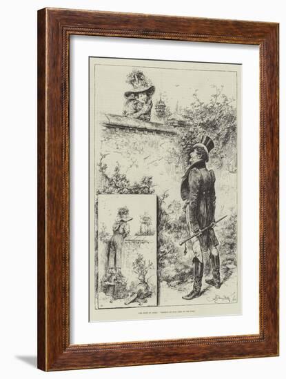 The First of April, There's No Fool Like an Old Fool-Frederick Barnard-Framed Giclee Print