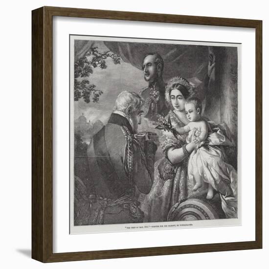 The First of May, 1851-Franz Xaver Winterhalter-Framed Giclee Print