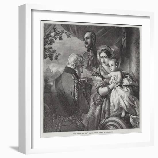 The First of May, 1851-Franz Xaver Winterhalter-Framed Giclee Print