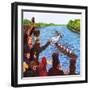 The First Oxford and Cambridge Boat Race-John Keay-Framed Giclee Print