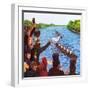 The First Oxford and Cambridge Boat Race-John Keay-Framed Giclee Print