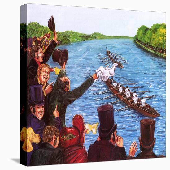 The First Oxford and Cambridge Boat Race-John Keay-Stretched Canvas