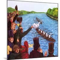 The First Oxford and Cambridge Boat Race-John Keay-Mounted Giclee Print