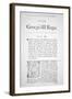 The First Page of a Printed Copy of the Stamp Act, 1765 (Newsprint)-English-Framed Giclee Print