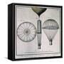 The First Parachute Descent by Andre-Jacques Garnerin-null-Framed Stretched Canvas