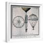 The First Parachute Descent by Andre-Jacques Garnerin-null-Framed Giclee Print